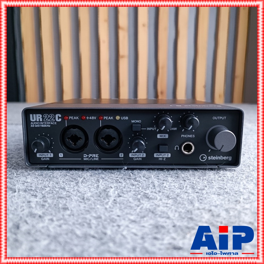 STEINBERG UR22C interface UR 22 C UR-22C ออดิโออินเตอร์เฟส Audio Interface เอไอ-ไพศาล
