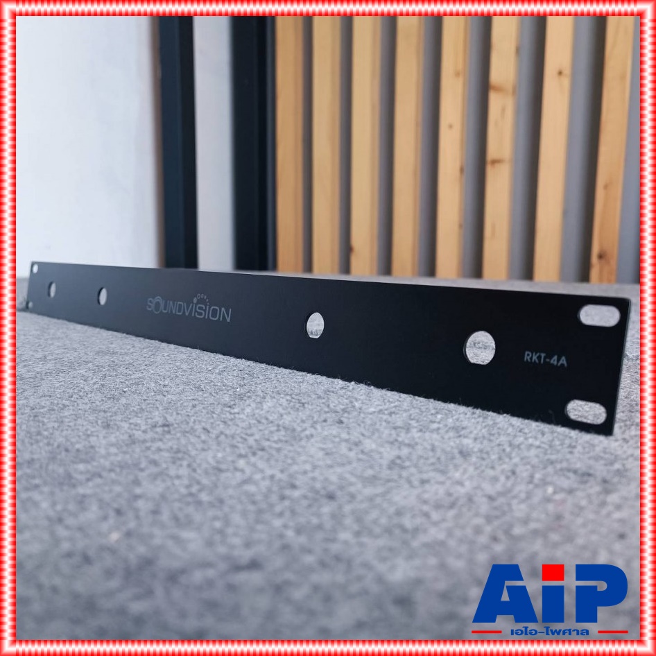 SOUNDVISION RKT-4A ชุดเพลทยึดเสาอากาศ 4 ต้น ขนาด 1U (19 นิ้ว) อุปกรณ์เสริมสำหรับชุดไมโครโฟนไร้สาย RKT 4A RKT4A เอไอ-ไพศาล +++