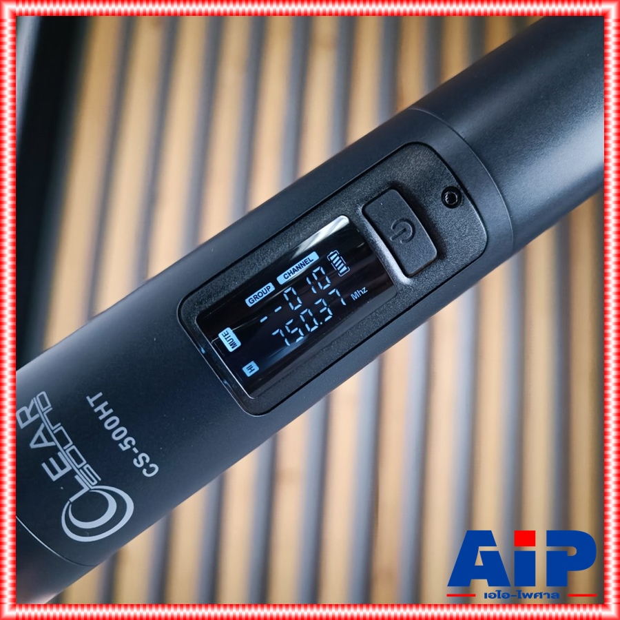 CLEARSOUND CS-500 ไมค์ลอยคู่ UHF ปรับความถี่ได้ ผู้นำเข้าเดียวกับ SOUNDVIVION ไมค์ลอย มือถือคู่ UHF ไมโครโฟนไร้สาย คลื่นความถี่ใหม่ CS 500 CS500 CLEAR SOUND เอไอ-ไพศาล +++