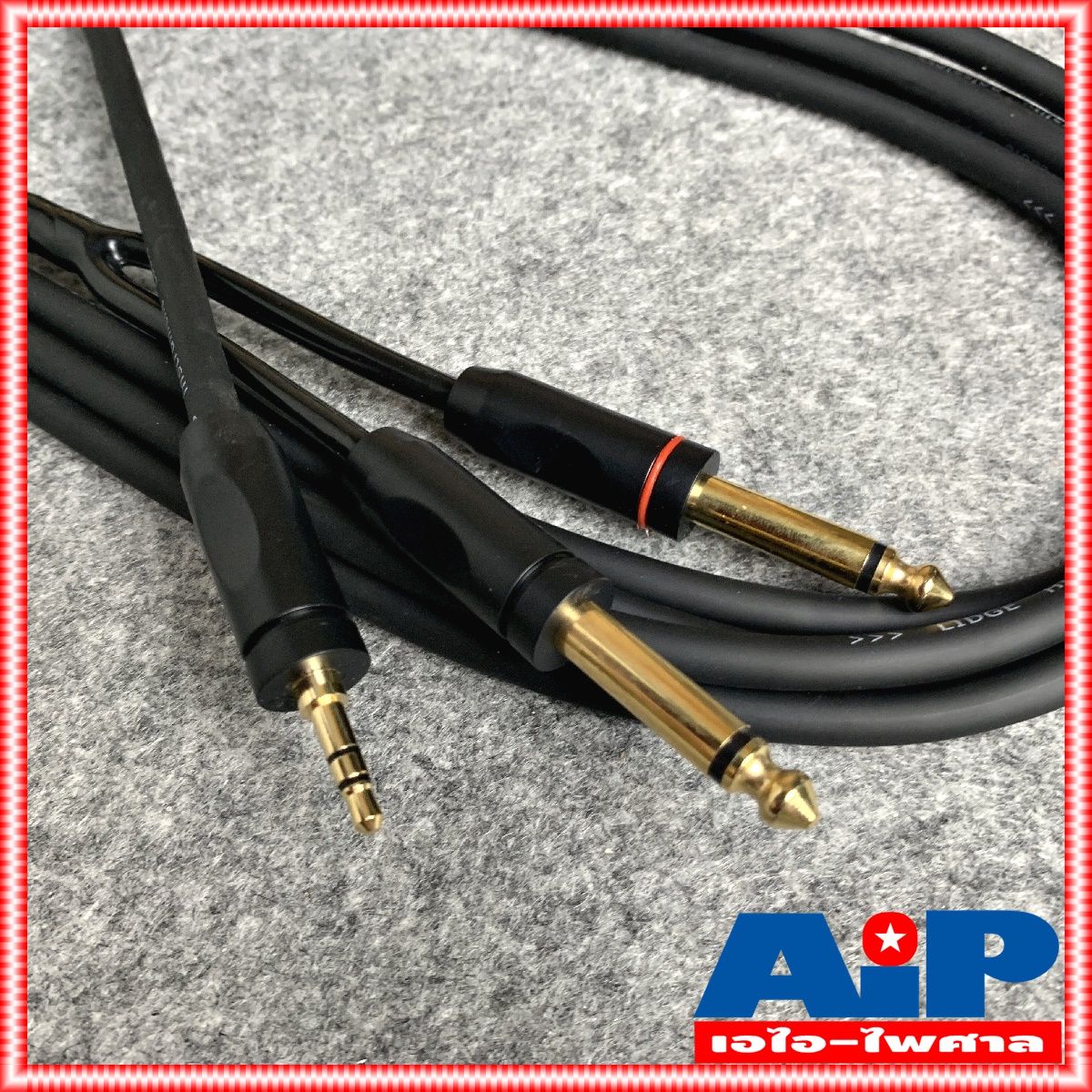 3เมตร LIDGE YM 360 สายP.TR-ST-MICx2 สาย3เมตร YM-360 YM360 สายสัญญาณ TRS โฟนโมโน รุ่น YM-360 ยี่ห้อ NTS สายเสียงจากโน๊ตบุ๊คเข้ามิกเซอร์