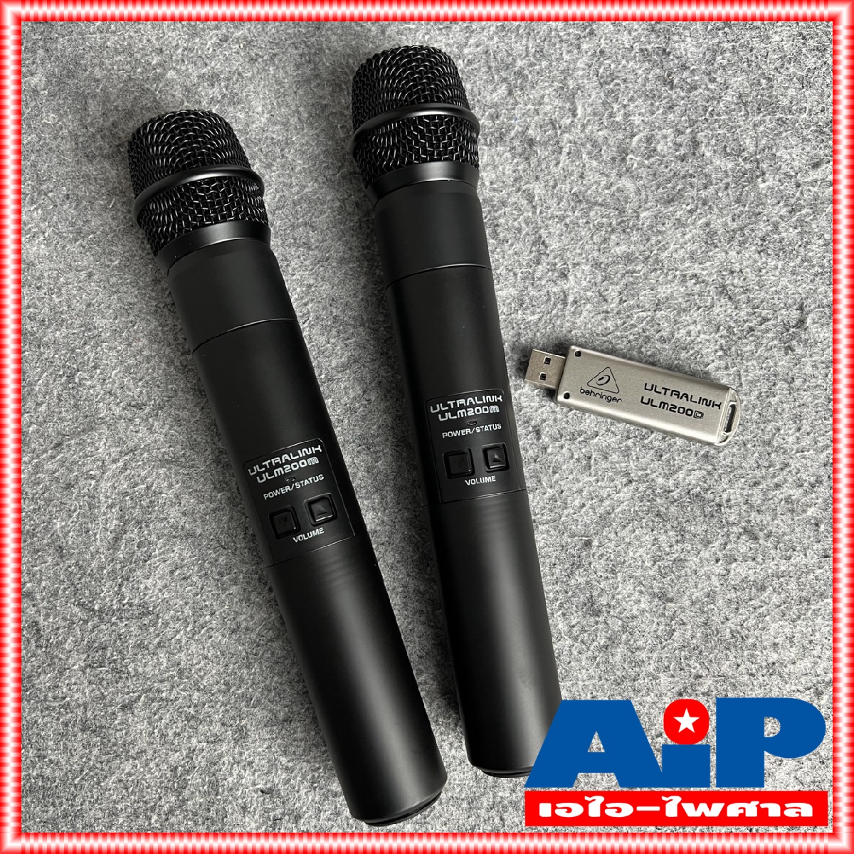 BEHRINGER ULM-202 USB ไมค์ลอย2ตัว ตัวส่งสัญญาณเป็นแบบ USB ใช้ถ่านขนาด AA x 2 ก้อน ULM 202 ULM202 +++