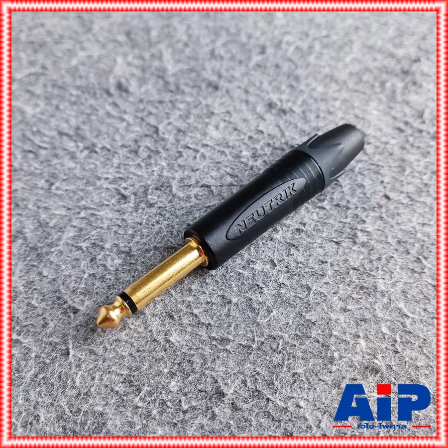 ตัวสีดำ 1ตัว NEUTRIK NP2X-B สีดำ ของแท้ ปลั๊กไมค์โมโน (Mono Phone Plug) โฟนปลั๊ก โฟนโมโน Phone mono NP 2X NP-2X NP2X B ปลั๊กโมโน ปลั๊กไมค์โมโน 1/4" (6.35mm.)