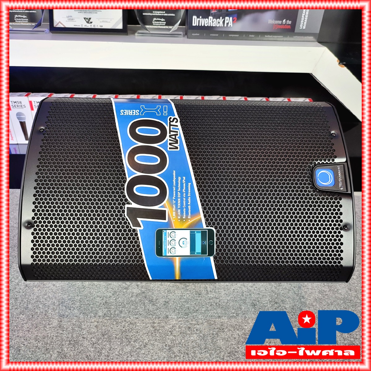 TURBOSOUND iX12 ตู้ลำโพง12นิ้ว Active speaker TURBO SOUND iX-12 iX12 มีบลูธูท 1100 Watt +++ 2 Way 12" Powered Loudspeaker with KLARK TEKNIK DSP Technology, Remote Control and Bluetooth Audio Streaming