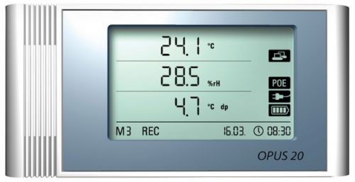 OPUS 20 THI, OPUS 20 THIP, OPUS 20 TCO, OPUS 20 E Data Logger_Dostmann