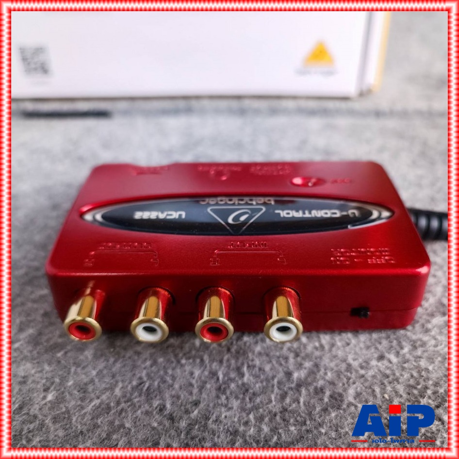 BEHRINGER UCA-222 USB Audio Interface ออดิโออินเตอร์เฟส ความละเอียด 24-bit/192kHz พร้อมปรีไมค์ 2 Input / 2 Output UCA 222 UCA222 เอไอ-ไพศาล +++