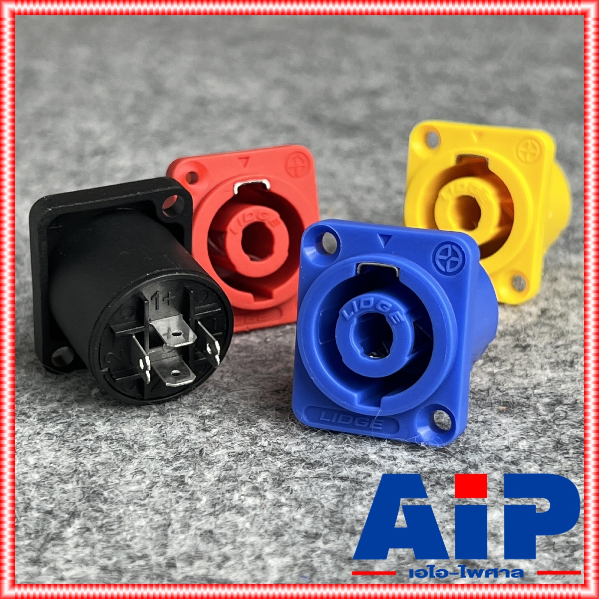 มี9แบบ ให้เลือก LIDGE YM 115 116 117 แจ็ค SPEAKON ตัวเมีย สเปคค่อน ขั้วลำโพง หัวspeakon สเปคค่อนลำโพง สเปคค่อนเมีย