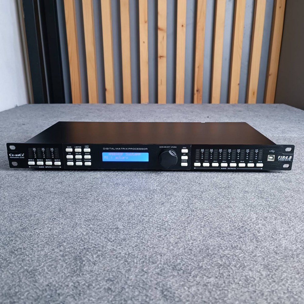 CEANCE FIR4.8 Digital Speaker Controller รุ่นใหม่ ครอสดิจิตอล 4 in 8 out Ce-anCe FIR 4.8 CE ANCE เอไอ-ไพศาล