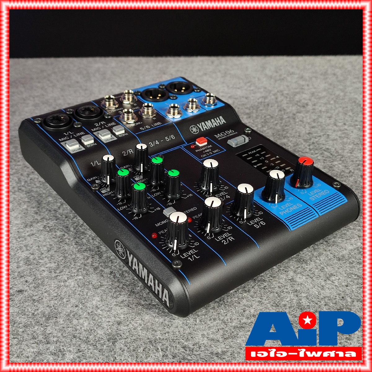 YAMAHA MG-06 MIXER มิกซ์ มิกเซอร์ มิกซ์YAMAHA เครื่องเสียง MG06 MG 06 เครื่องปรับแต่งเสียง MIX เอไอ-ไพศาล +++