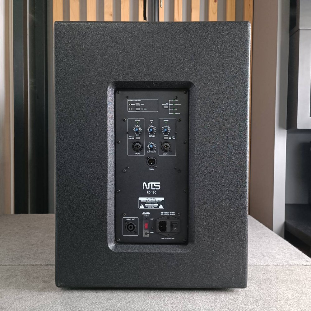 NTS RC-15C ชุด ตู้ลำโพง คอลัมน์ ลำโพงซับคอลั่ม ชุดตู้ลำโพง ชุดลำโพงเคลื่อนที่ Active NTS รุ่น RC15C RC 15C เอไอ-ไพศาล