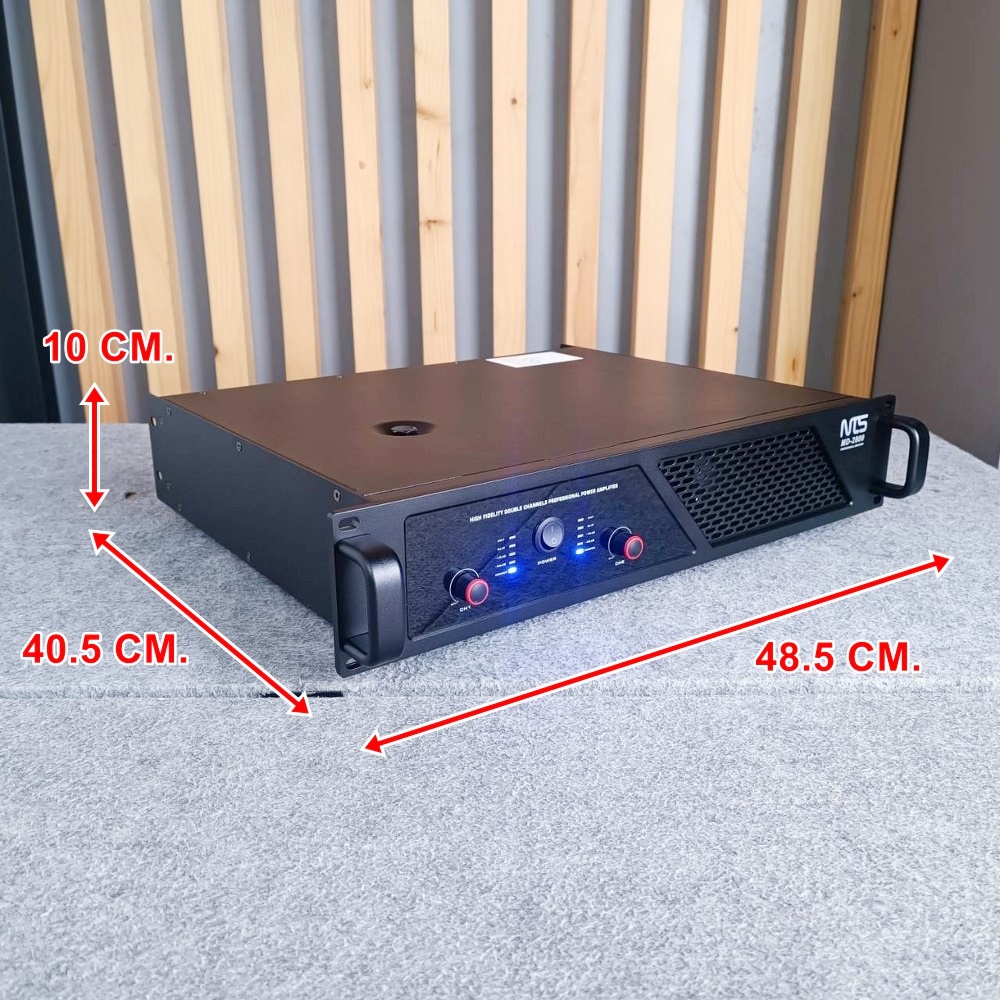 NTS MD-2800 poweramp CLASS D+หม้อแปลง เพาเวอร์แอมป์ 2 แชนแนล กำลังขับ 800 วัตต์ที่ 8 โอห์ม เอ็นทีเอส MD 2800 MD2800 เอไอ-ไพศาล