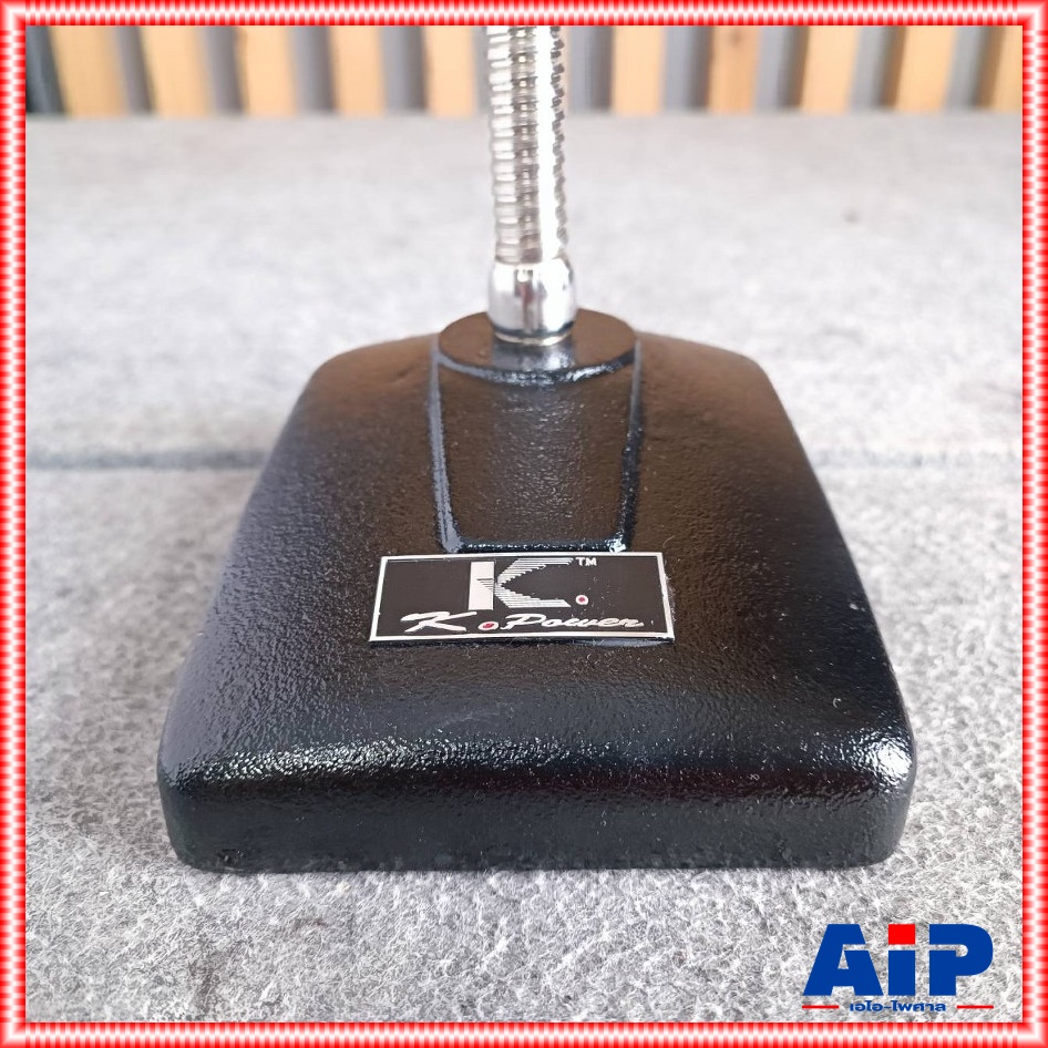 K.POWER KN-001 ขาตั้งไมค์ตั้งโต๊ะฐานเหลี่ยมคออ่อน ขาไมค์ตั้งโต๊ะ คออ่อน ฐานเหลี่ยม คออ่อนยาว K POWER KN 001 KPOWER KN001 เอไอ-ไพศาล