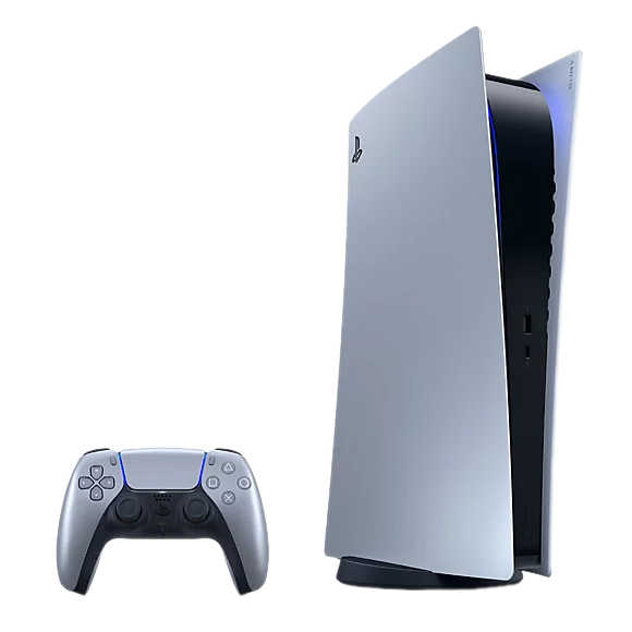 PS5™ Digital Edition Covers - Sterling Silver