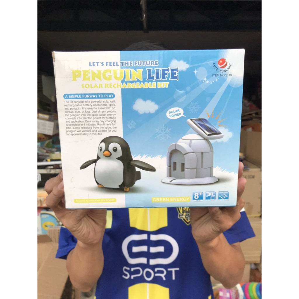 2119 ของเล่นเด็กเกมส์แพนกวินพลังงานแสงอาทิตย์