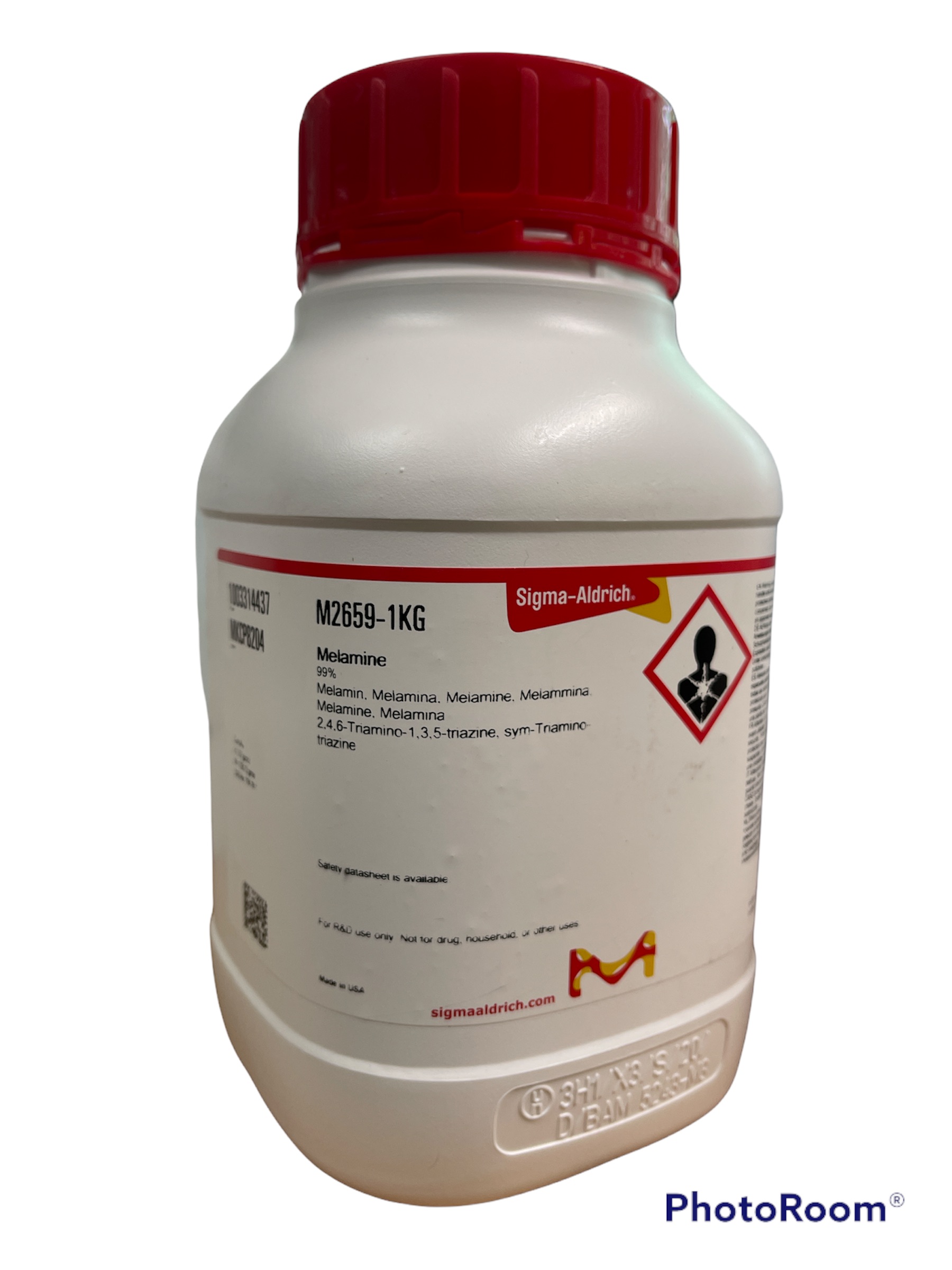 Melamine 99%, 1 kg (sigma aldrich)