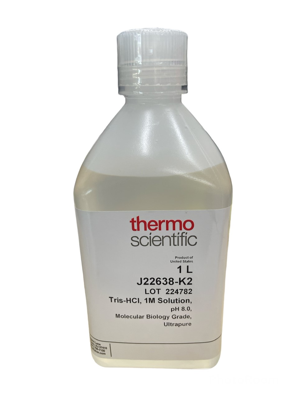 Tris HCL 1 M, Solution pH 8, 1 L -Thermoscientific USA