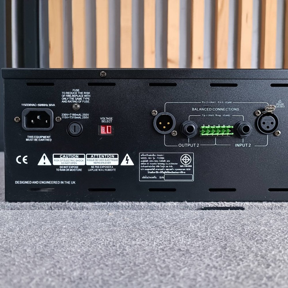 PROEUROTECH FCS-966 EQ Equalizer อีควอไลเซอร์ ครื่องปรับแต่งสภาพเสียง โปรยูโรเทค FCS 966 FCS966 เอไอ-ไพศาล