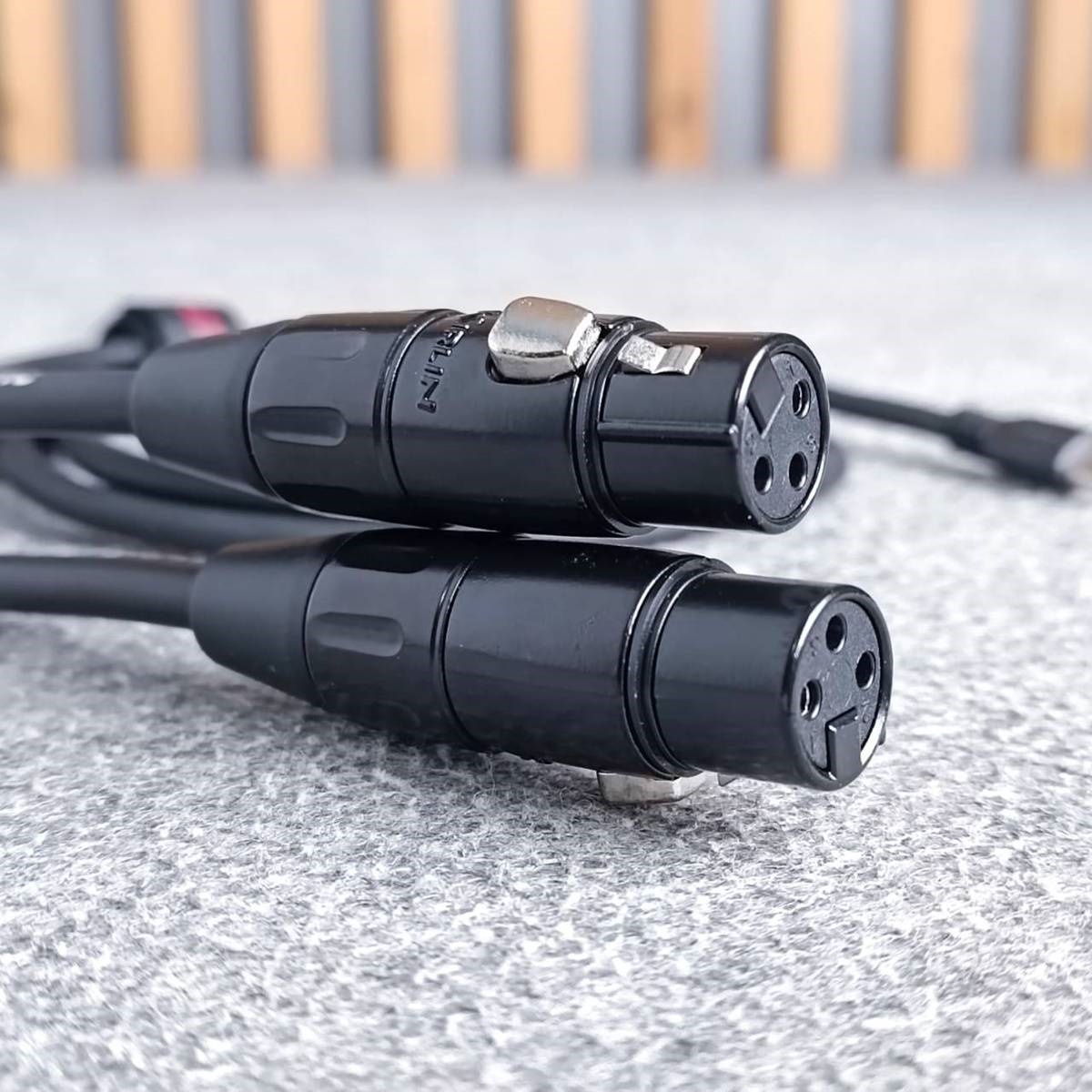 3เมตร KIRLIN UY-C-391 BK สาย USB type C ออก XLR เมีย x2 สายสัญญาณเสียง type C - J.XLRx2 เอไอ-ไพศาล
