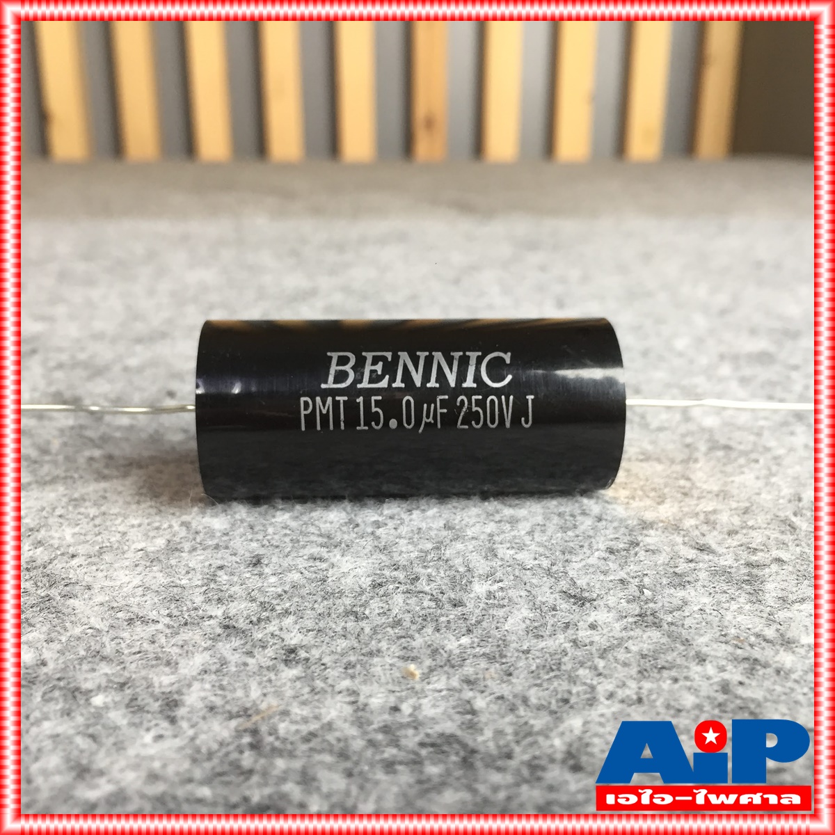 BENNIC 15/250VDC PMT (MPT) Cสีดำ C15/250Vสีดำ Cเสียงกลาง ซี15ไมโครสีดำ C15UF250V ซีBENNIC เอไอ-ไพศาล