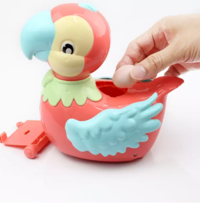 X121-123 ของเล่นเด็กใส่ถ่านสัตว์ปีกชนถอย กล่องละ