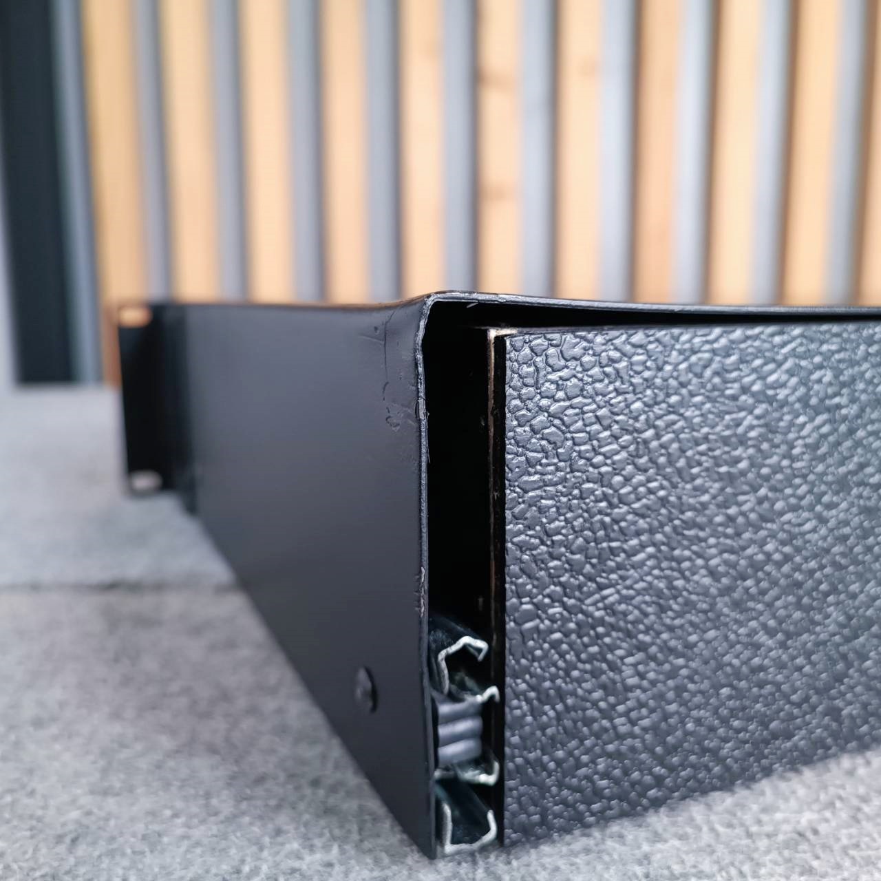 COMPACT DR212 ลิ้นชักRACK 2U 12นิ้ว+โฟม (มุมยุบ+รอยถลอก) RACK สำหรับเก็บไมค์หรืออุปกรณ์ต่างๆ ลิ้นชักRACK DR 212 เอไอ-ไพศาล