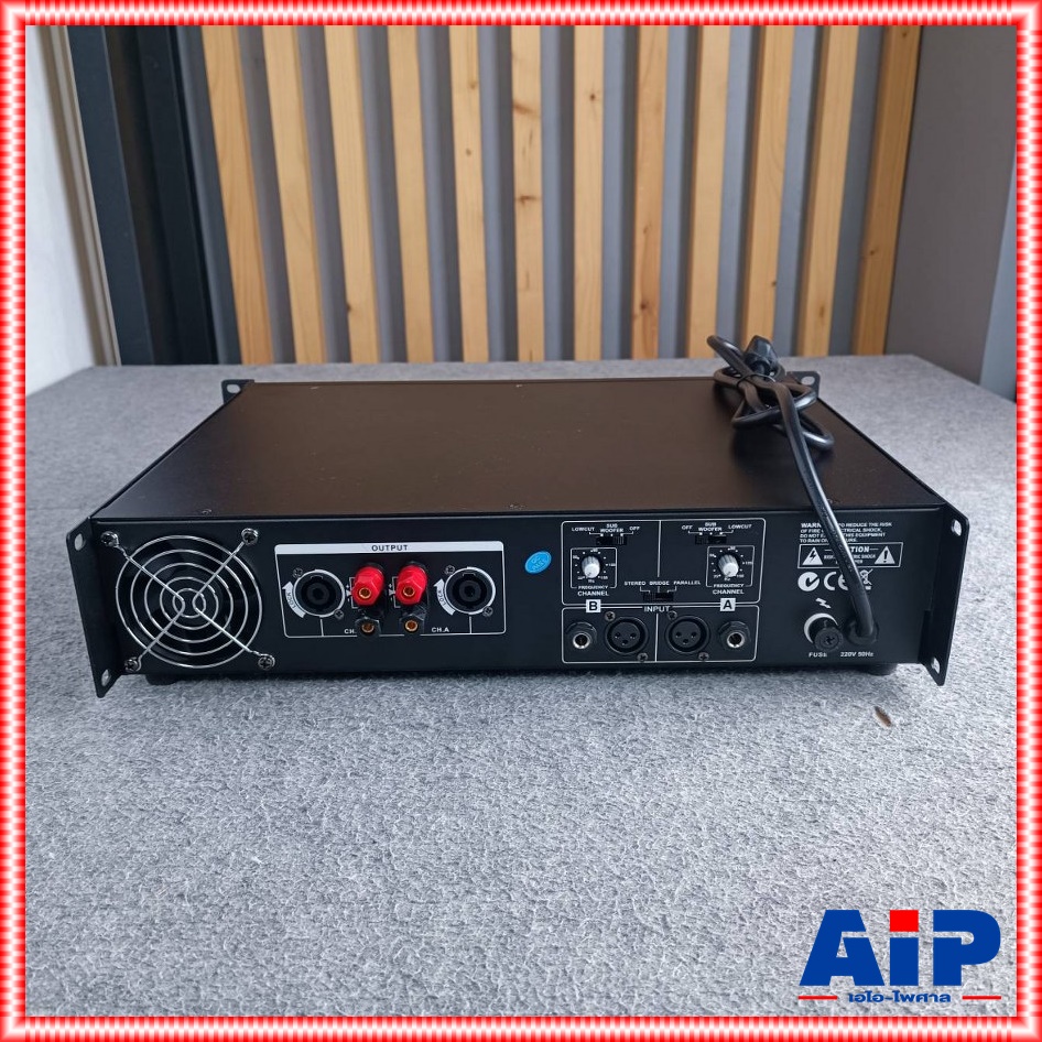 TADA AB-300 poweramp เพาเวอร์แอมป์ Class AB Power Amplifier มีครอสโอเวอร์ในตัว เครื่องขยายเสียง ธาดา รุ่น AB 300 AB300 เอไอ-ไพศาล
