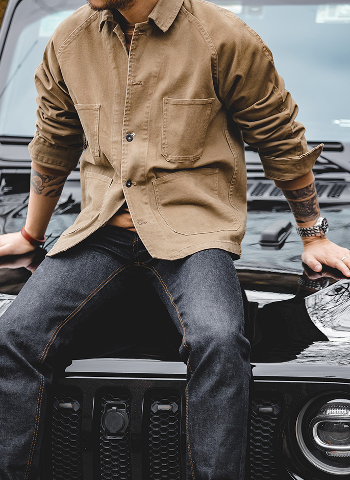 OVERLAY CHORE JACKET