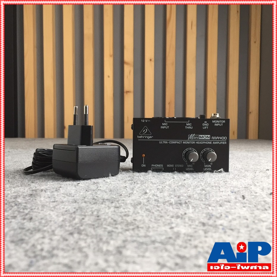 BEHRINGER MA400 Monitor Headphone Amp MA 400 MA-400 เครื่องขยายสัญญาณหูฟัง แอมป์หูฟัง พร้อมอแด๊บเตอร์ในกล่อง เอไอ-ไพศาล +++