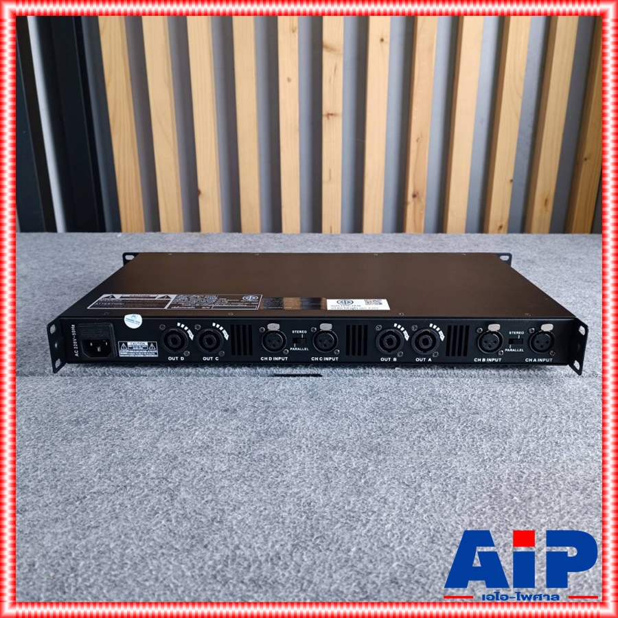 PROEUROTECH MA-4450 POWERAMP 1U 4CH พาวเวอร์แอมป์ แอมป์ขยายเสียง ซัพพลายแบบสวิทชิ่ง PROEURO TECH(โปรยูโร่ เทค) MA 4450 MA4450 เอไอ-ไพศาล