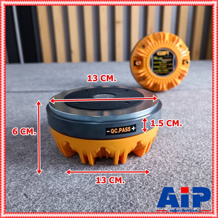 GIP GDM-510 DRIVER (แบบแป้น) ไดเวอร์ทวิตเตอร์เสียงแหลม แบบยึดน๊อต Driver & Tweeter Unit GIP(กีฟ) GDM 510 GDM510 เอไอ-ไพศาล