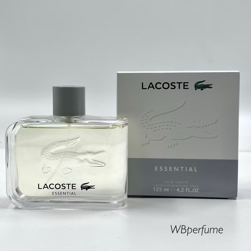 แพคเกจใหม่ น้ำหอมแท้100% LACOSTE ESSENTIAL EAU DE TOILETTE สำหรับคุณผู้ชาย ขนาด 125 มล.