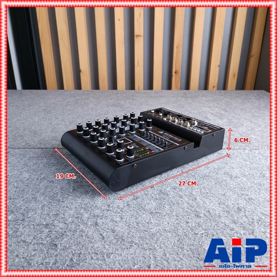MICROTECH MT-40 mixer มิกเซอร์ 2 ช่องไมค์ 2 ช่องโมโน เอฟเฟคแท้ มีบลูทูธ มีกราฟฟิคอีคิว ไมโครเทค มิกซ์ไลฟ์สด มิกซ์คาราโอเกะ MT40 เอไอ-ไพศาล