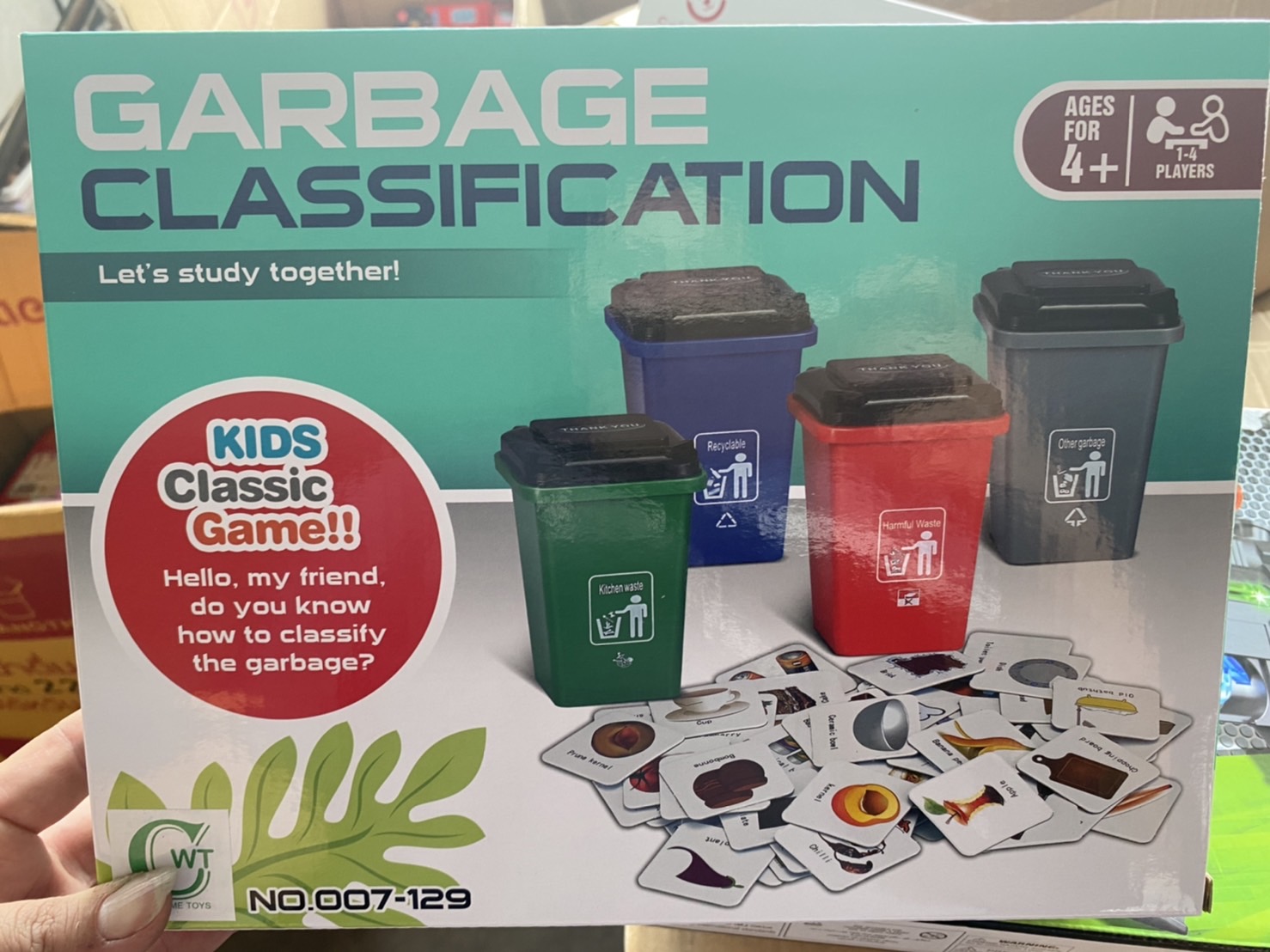 007-129 ของเล่นเด็กเกมส์แยกขยะ เกมส์ฝึกทักษะเด็ก ปลีกชิ้นละ
