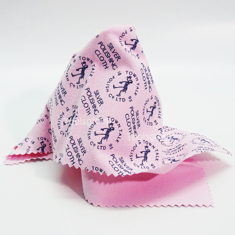 ผ้าขัดเงินอย่างดี Anti Tarnish silver polishing cloth ผ้าเช็ดเครื่องประดับ ผ้าเช็ดเครื่องเงิน 12.5x17.5Cm,24x30Cm,30x45C
