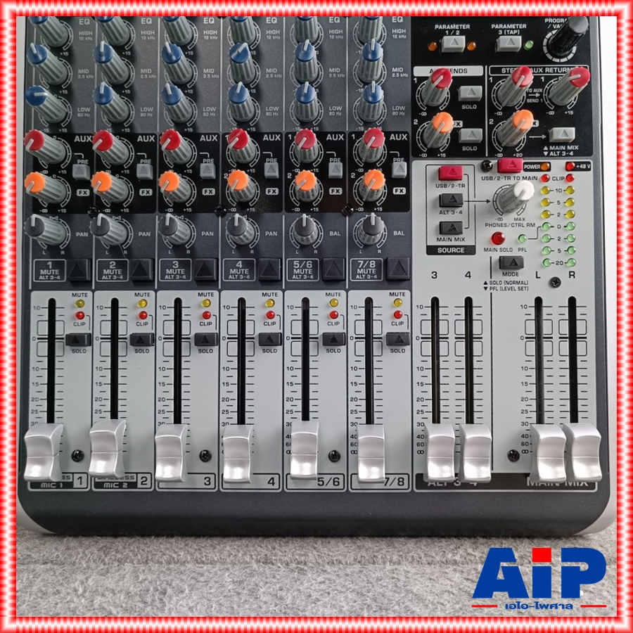 BEHRINGER QX-1204USB mixer MIX QX1204USB QX 1204USB เครื่องเสียง เครื่องปรับแต่งเสียง QX-1204 มิกเซอร์ มิกซ์ QX 1204 USB เอไอ-ไพศาล +++