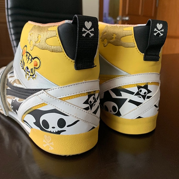 Onitsuka Tiger Tokidoki - White / Yellow Black (Hi) ทรงหุ้มข้อ Show Case