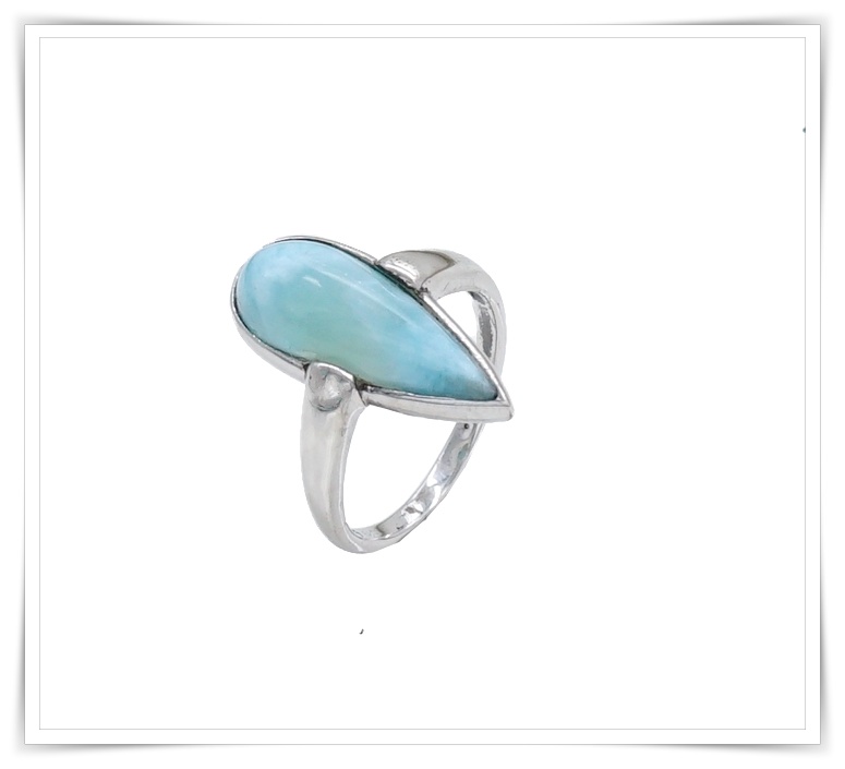 #แหวนหินมงคล #ลาริมาร์ (Larimar) "หินแห่งการพัฒนาความสัมพันธ์"