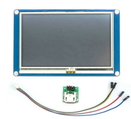 4.3" Nextion NX4827T043 HMI Intelligent Smart Serial Touch TFT LCD Module Display Panel