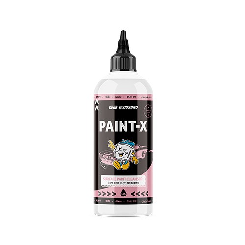 GLOSSBRO Paint-X, น้ำยาขัดทำความสะอาดพื้นผิวรถ 300ml