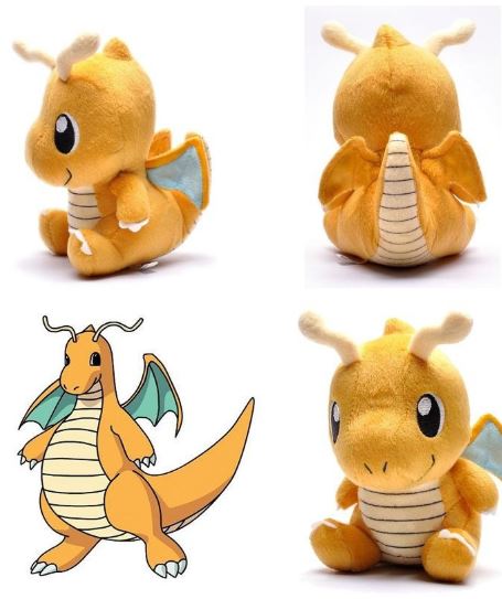 ตุ๊กตา โปเกม่อน ตุ๊กตา มังกร สีเหลือง น่ารัก ของขวัญให้เด็ก ให้ลูก 320193