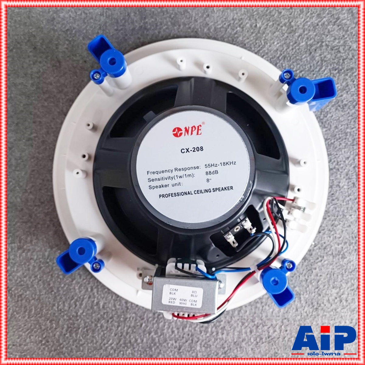 1ดอก NPE CX-208 ลำโพงเพดาน 8นิ้ว ลำโพงติดเพดาน ลำโพงติดเพดาน8นิ้ว CX208 CX 208 ลำโพงฝั่งฝ้า ลำโพง เพดาน ออกมาทดแทนรุ่น TH208