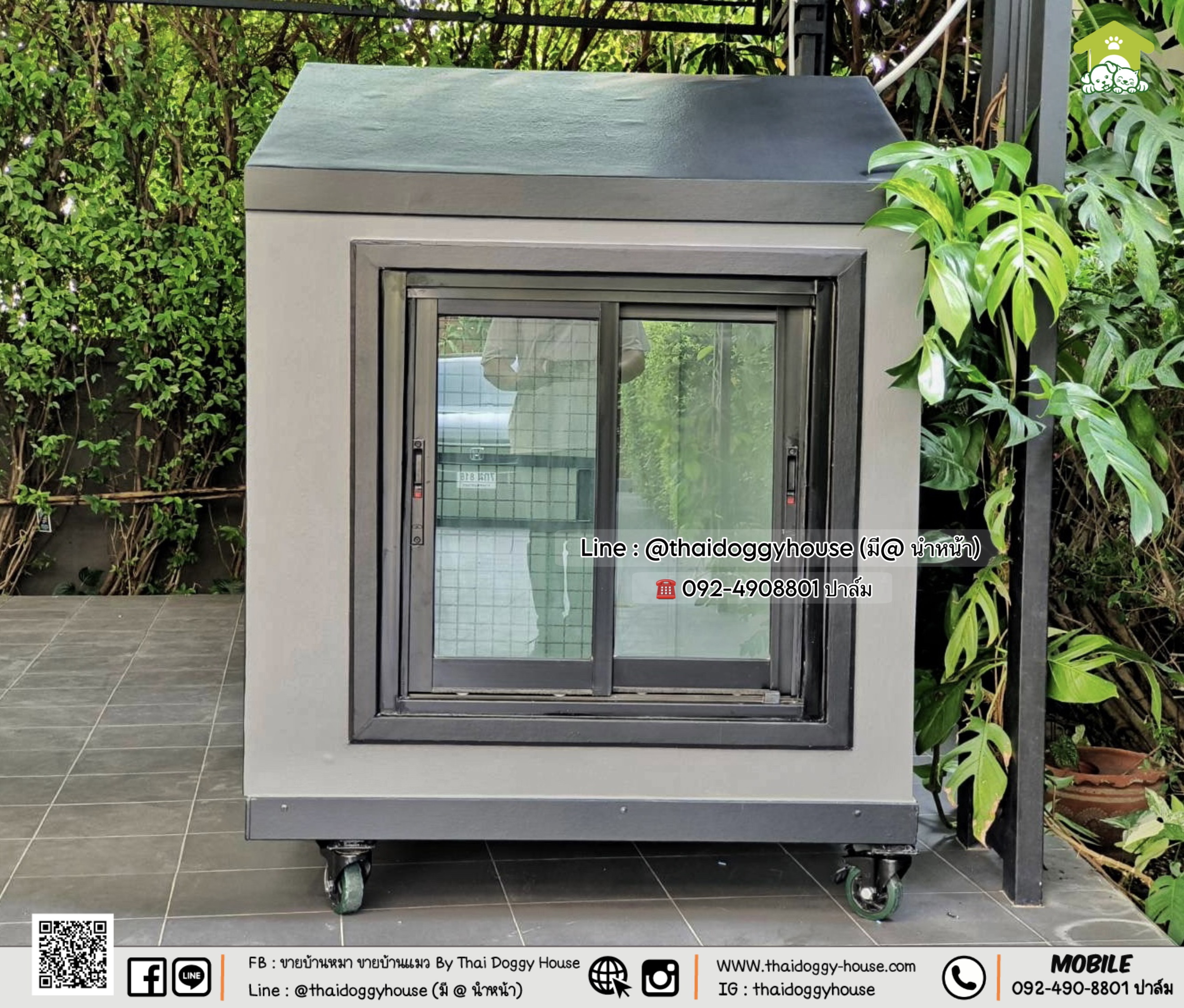 บ้านหมา บ้านแมว 𝐓𝐡𝐚𝐢 𝐝𝐨𝐠𝐠𝐲 𝐡𝐨𝐮𝐬𝗲 แบบบ้าน 𝐍𝐎𝐑𝐃𝐈𝐂 𝐒𝐓𝐘𝐋𝐄