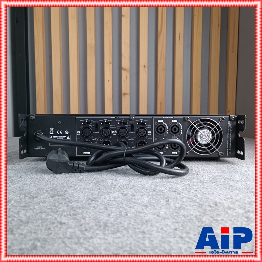 MICROTECH MT4-1000D poweramp 4CH เพาเวอร์แอมป์ 4 ช่อง คลาส D กำลังขยาย 1000 วัตต์ ไมโครเทค MT4 1000D เอไอ-ไพศาล