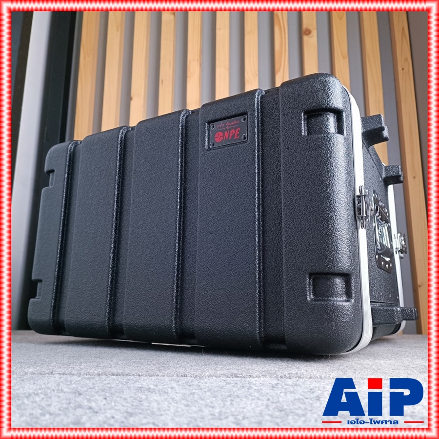 สีดำ NPE RACK RC-ABS6UM ลึก12นิ้ว กล่องใส่เครื่องเสียง RC ABS 6UM ABS 6 UM แร็คพลาสติก ABS6UM แร็ค กล่องแร็ค abs rack 6um เอไอ-ไพศาล
