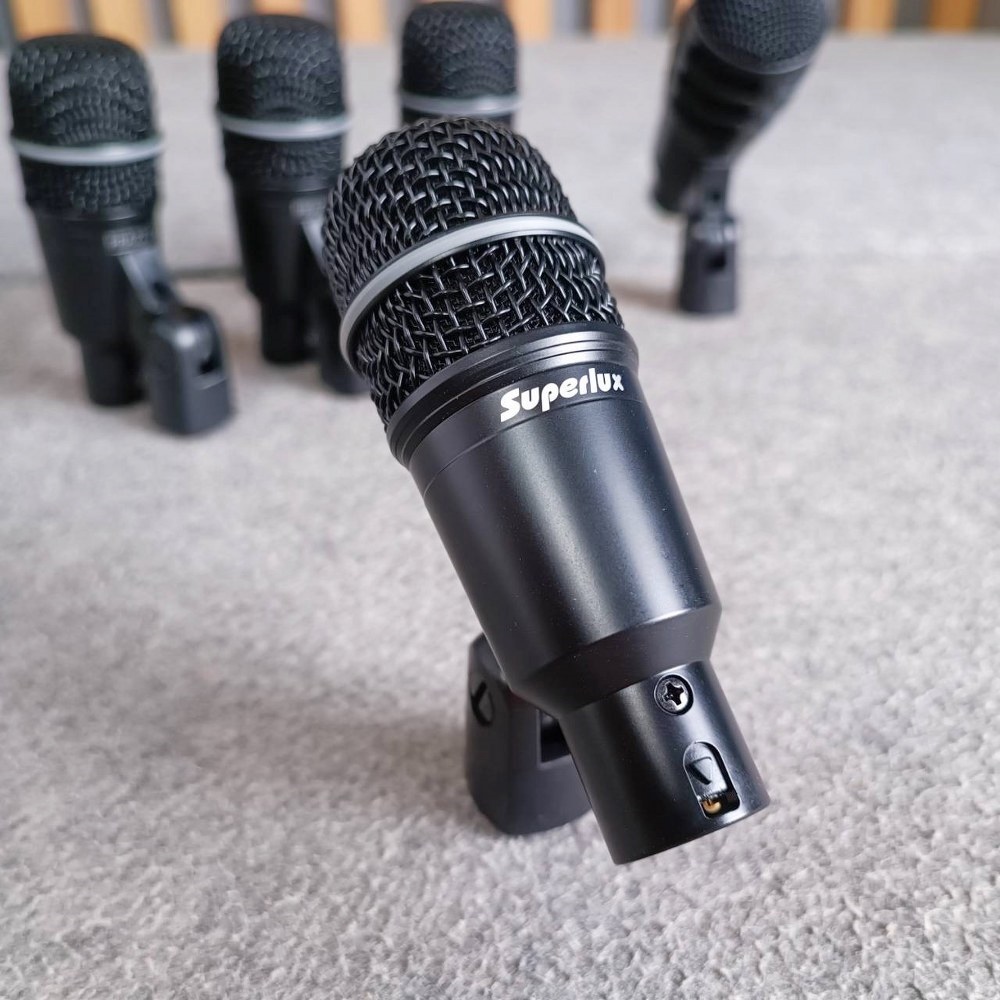 SUPERLUX DRK-A5 ไมค์กลอง5ชิ้น ไมค์กลอง ไมโครโฟนเครื่องดนตรี DRK A5 ซุปเปอร์ลักซ์ DRKA5 เอไอ-ไพศาล