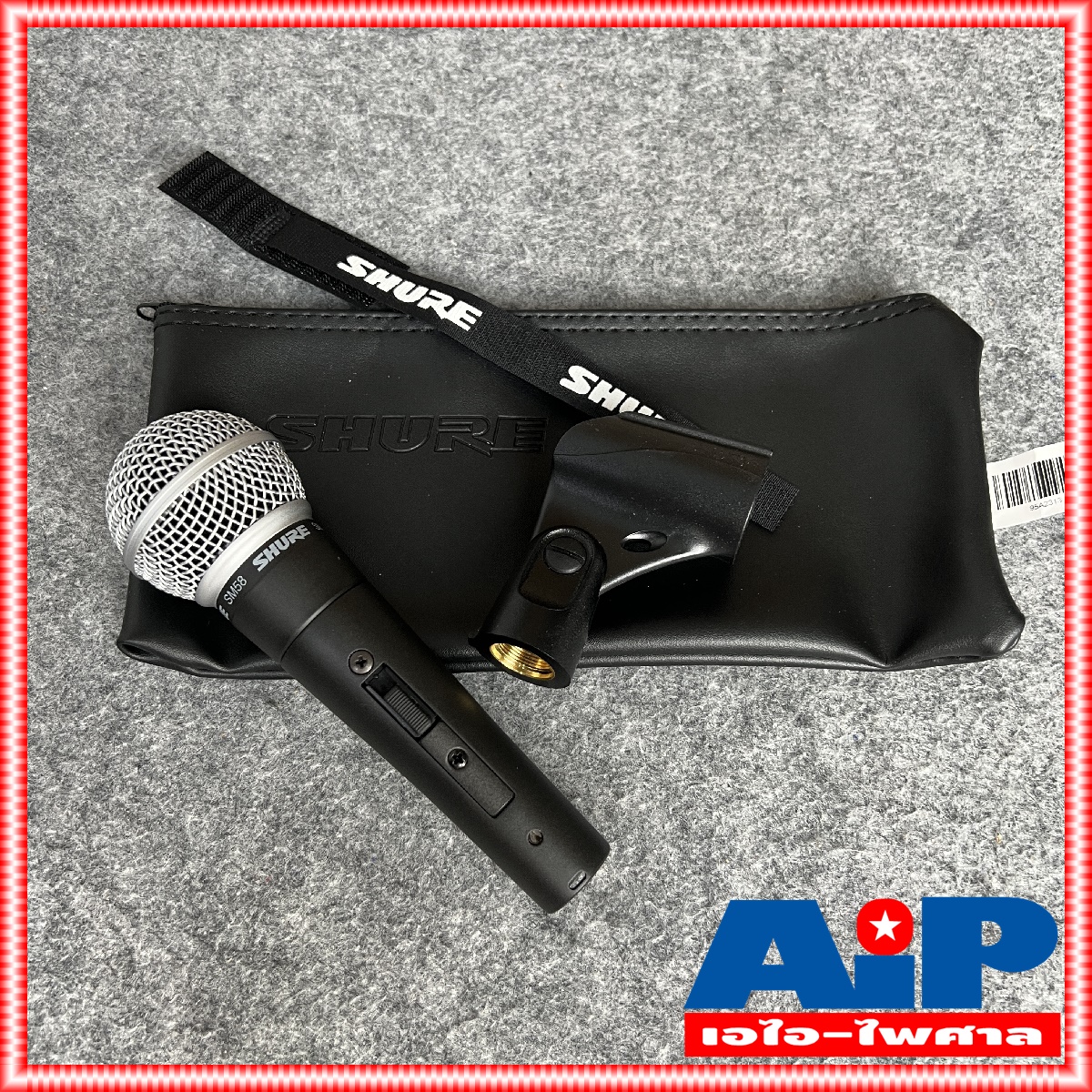 แท้มหาจักร* SHURE ไมโครโฟน รุ่น SM58S SM58 SM 58 S Dynamic Microphone ชัวร์ ไมค์ ไมค์สาย ไมค์ร้องเพลง ไมค์พูด SM-58S +++