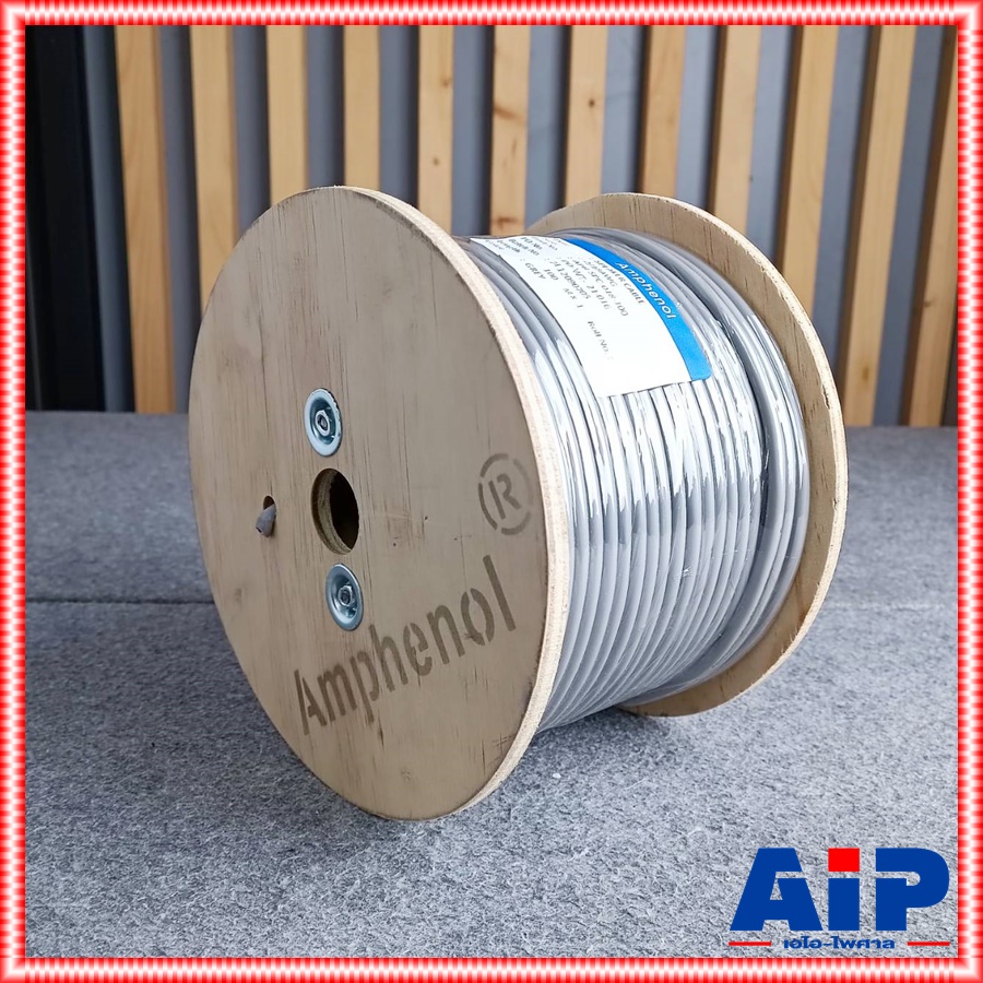 สายลำโพง 2x1mm AMPHENOL APH-SPC-018 18AWG (ขนาดยาวตามสั่ง ราคา/เมตร) 2ไส้ ขนาดเทียบ1.0sq.mm. เอไอ-ไพศาล
