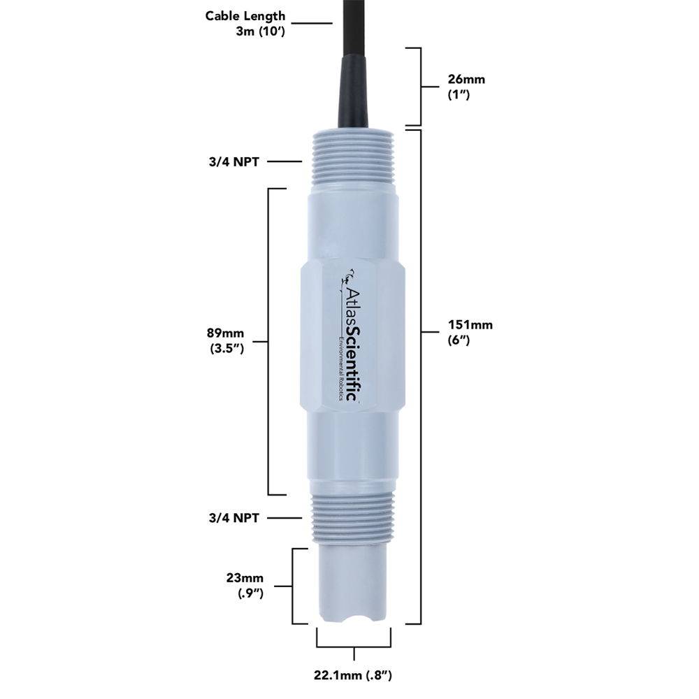 Industrial pH/ORP/Temp Probe