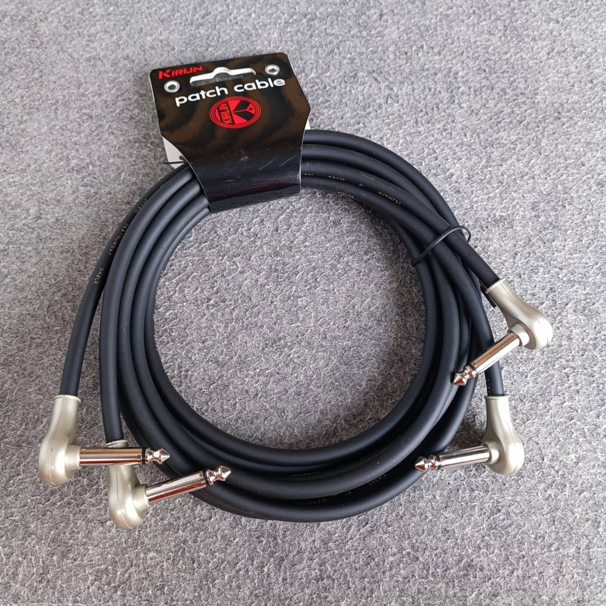 2เมตร Kirlin PAN2-243 Patch Cable สายแจ็คกีตาร์ สายพ่วงเอฟเฟค แพ็ค2เส้น สายต่อเอฟเฟคกีตาร์ หัวงอ/หัวงอ สายสัญญาณกีต้าร์ เอไอ-ไพศาล