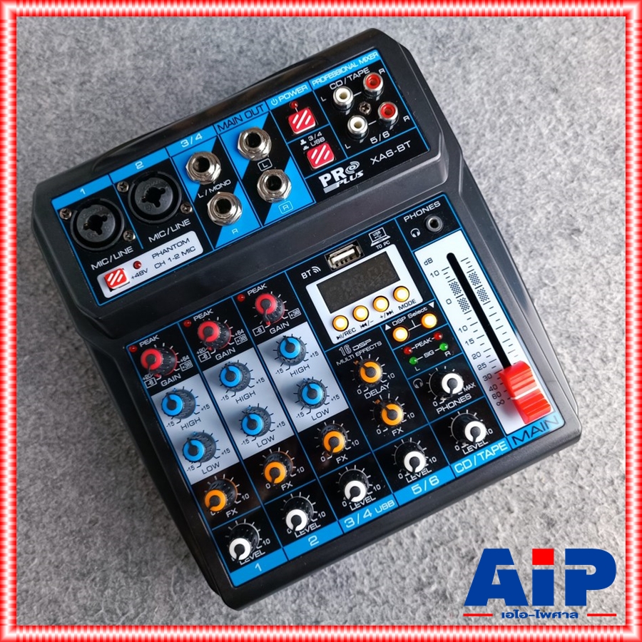 PROPLUS XA-6BT บลูทูธ 6 CHANNELS XA6 XA-6 XA 6 BT กระทัดรัด น้ำหนักเบา พกพาสะดวก คุณภาพสูง โปรพลัส XA 6 BT XA6BT เอไอ-ไพศาล