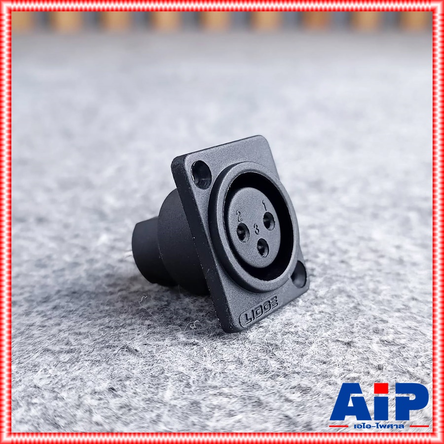 CANNONติดแท่นตัวเมีย LIDGE YM-049 แคนนอนติดแท่นตัวเมีย YM049 YM 049 XLRเมียติดแท่น เอไอ-ไพศาล